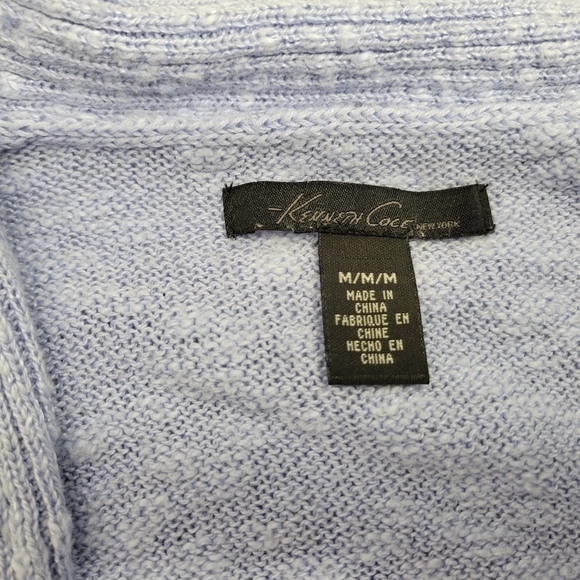 Kenneth Cole NY Womens Light Blue Sweater in a Size Medium - Picture 11 of 13